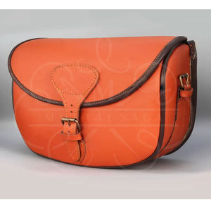 Sac à cartouches en cuir brun foncé fait main, durable, de haute qualité, personnalisé, pour chasseurs, tactique, équipement de tir personnalisé, sécurité - Product Image 1