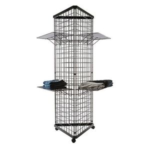 Cửa Hàng Bán Lẻ Dây Kim Loại Tam Giác Lưới Tường Bảng Điều Chỉnh Hiển Thị Kệ Loại Dây Kệ Cho Quần Áo Bộ Sưu Tập Siêu Thị Giá - Product Image 2