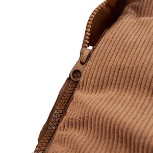 แจ็กเก็ตขนเป็ดไซส์ใหญ่พิเศษของผู้หญิงแจ็กเก็ตแบบลำลองสีพื้นกันลมระบายอากาศมีซิปแฟชั่น - Product Image 3