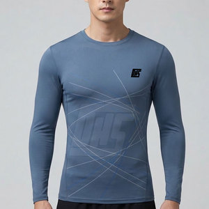 Advanced Compression Shirts <b>Men</b> <b>Long</b> <b>Sleeve</b> Fitness Running Training Gym Workout Athletic Sports Performance Sportswear <b>Top</b> - Product Image 3