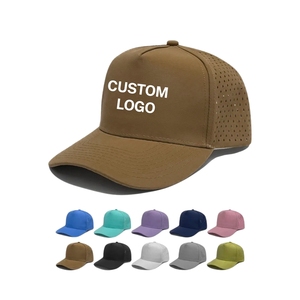 Top Supplier Performance Golf <b>Hat</b> 5 Panels Custom Logo Laser Cut Holes Adjustable Back Closure From Vietnam Sport Headwear Bulk - Product Image 1