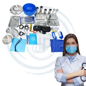 子供の誕生のために設定された62個のMIDWIFERY機器Midwives Instruments Kit Steel Delivery Set OB/GYN A Quality BY DADDY D PRO