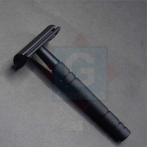 Maquinilla de afeitar de seguridad profesional de acero inoxidable para peluquero, maquinilla de afeitar de seguridad para Garganta al por mayor - Product Image 3