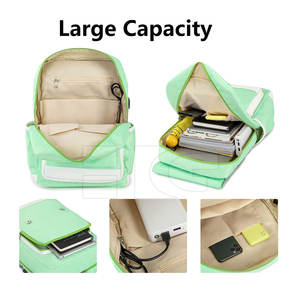 Sac à dos pour garçons et hommes de haute qualité, décontracté, pour l'université, grande capacité, imperméable, en néoprène et polyester, fermeture éclair, 20-36L - Product Image 4