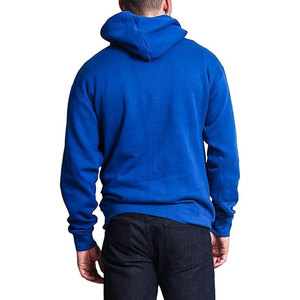 Build Your Brand Hoodies <b>Royal</b> <b>Blue</b> Blank Premium Cotton <b>Fleece</b> Hoodies with Drawstring Hem Perfect Print Embroidery Hoodies - Product Image 3