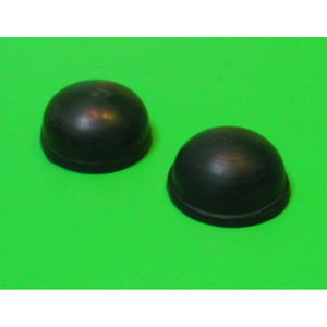 Par de tapas de goma para la barra de torsión de la suspensión trasera para Lambretta D + LD (Se venden en pareja) - Product Image 3