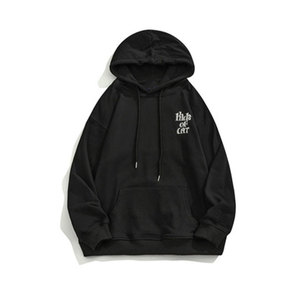 Sudadera con capucha unisex de gran tamaño con estampado abullonado, Jersey personalizado con mangas completas en relieve, Material polar de algodón 100% para hombres y mujeres para invierno - Product Image 6