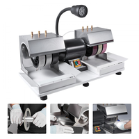Machine à facetter les pierres lapidaires efficace à 1800 tr/min avec lampe, machine à meuler pour les pierres précieuses, le jade, la création de cabochons pour colliers