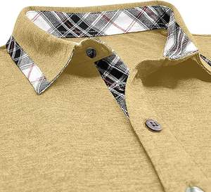 Summer Casual Casual Men's T-shirt Building Running 150GSM 100% Polyester Logo personnalisé Quick Dry Gym Breathable Long Sleeve - Product Image 6