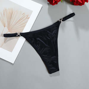 Prix d'usine – Culottes string sexy pour femmes, taille basse, tricotées, sans couture, avec strass, en tissu nylon confortable, lingerie tendance - Product Image 3