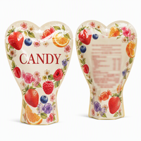 Sac d'emballage BOPP de forme personnalisée pour l'emballage de chips, qualité alimentaire, sacs personnalisés pour snacks, bonbons, desserts, boissons, jus, gelées