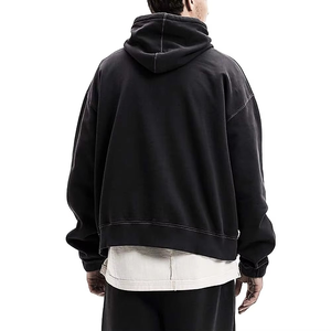 OEM Boxy Mens Pullover Hoodies Sweatshirts Custom Logo High Quality Custom Embroidered Digital Printing Eco-Friendly Breathable - Product Image 1