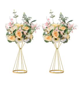 Home Wedding Decoration Centerpieces High Quality Metal Gold Flower <b>Stand</b> Tabletop Centerpieces Wedding Flowers - Product Image 3