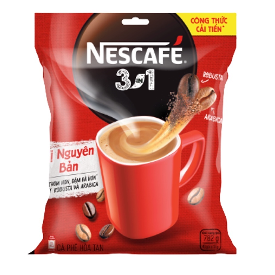 Оптовая продажа, мешок для растворимого кофе Nesscafe 3 в 1, 768 г, умеренный вкус/вьетнамский мгновенный кофе 3 в 1 Nesscafe