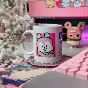 Tazza in ceramica BT21 con design dei personaggi Mang, ideale per caffè o tè, perfetta come regalo. - Product Image 5