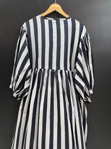 ชุดเดรสผ้าคอตตอนเนื้อนุ่มพิมพ์ลายแบบลำลองแขนพองธรรมชาติสำหรับงานเลี้ยงสังสรรค์ในช่วงฤดูร้อน - Product Image 4