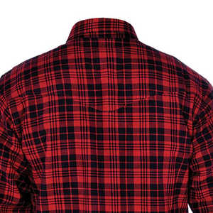 Chemises en flanelle de moto classiques fabriquées en usine Chemises en flanelle de vêtements de moto pour hommes personnalisées et réglables meilleure arrivée - Product Image 4