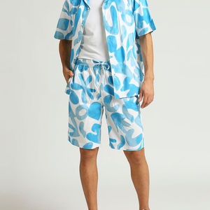 Vêtements d'extérieur à la mode vente d'été marché approvisionnement en ligne hommes impression Shorts écologique léger frais pièce hommes impression Shorts - Product Image 4