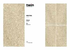 Carreaux de sol et de mur en porcelaine sculptée mate 600x1200, aspect naturel, surface haute profondeur - Product Image 2