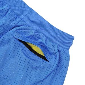 Pantalones cortos de malla con forro impreso de marca famosa hechos a medida, pantalones cortos de sublimación de elevación de potencia de malla gruesa con logotipo bordado para gimnasio - Product Image 6
