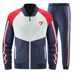 Chándal deportivo Unisex con rayas laterales y logotipo personalizado de alta calidad, conjunto de Jogger de 2 piezas, chándal de entrenamiento - Product Image 2