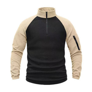 Sweat-shirt à fermeture éclair sur le devant pour homme Edingle, décontracté, 100% polyester, uni, logo personnalisé, coupe ample, pour le printemps - Product Image 4