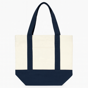 Sac fourre-tout en toile de coton bio réutilisable personnalisé avec logo, sac de shopping écologique promotionnel pour femmes - Product Image 3