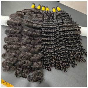 Michair Super Double Drawn cheveux bouclés en vrac extensions de cheveux humains meilleure qualité cheveux crus vietnamiens couleur naturelle - Product Image 4