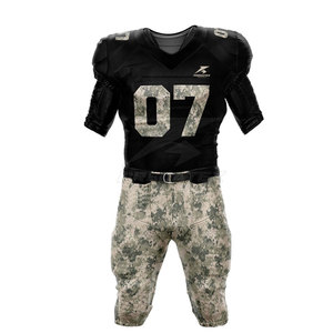 Camiseta de Fútbol Americano de Manga Corta para Adultos, de Alta Calidad, con Diseño Tackle Twill, 100% Poliéster, Secado Rápido, Transpirable, Nueva - Product Image 1