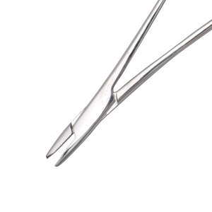 ที่จับเข็มสแตนเลสแบบแมนนวล Lawrence ได้รับการรับรองมาตรฐาน CE ระดับ I ISO13485 เครื่องมือผ่าตัดทั่วไป สำหรับการเย็บแผลที่แม่นยำ - Product Image 5