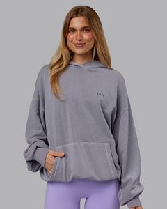 Losefit เสื้อฮู้ดแบบสวมหัวสำหรับผู้ชายเสื้อสเวตเตอร์แบบสวมหัวผ้าคอตตอนโอเวอร์ไซส์ดีไซน์สไตล์สตรีทแบบกำหนดเอง - Product Image 5