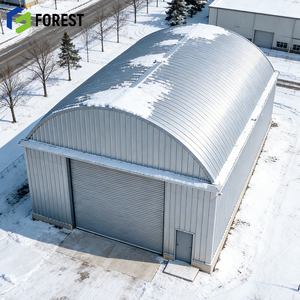 Classic Prefabricated Heavy-Duty Steel Building Long-span <b>Grid</b> Structure Welding Cutting Services for Farm Equipment Storage - Product Image 1