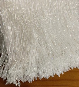 Ribete de cuentas con cristales para alta costura, trajes de baile, borla de cuentas tipo bugle para vestidos de baile latino. - Product Image 2