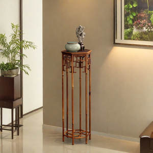 โต๊ะไม้ไผ่ทำมือขอบยกสูงสินค้าหัตถกรรมไม้ไผ่ระดับพรีเมี่ยม - Product Image 1