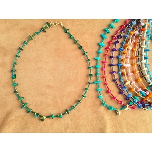 Trendy Gold-Plated Vibrant <b>Beaded</b> <b>Necklace</b> for Fashion-Forward Buyers - Product Image 1