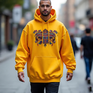 Sudadera con capucha gruesa recortada de alta calidad para hombre al por mayor de EE. UU. - Product Image 3