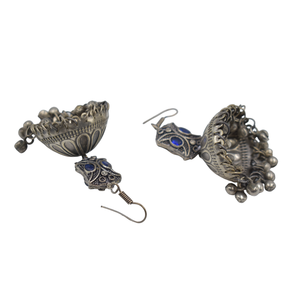 Material de latón, joyería de moda, cuentas de piedra preciosa, pendiente Jhumka para niñas y mujeres - Product Image 2