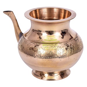 Utensilios de Cocina Árabes Antiguos de Alta Calidad, Lata de Latón Puro con Acabado Pulido y Grabado para Uso en la Cocina - Product Image 1
