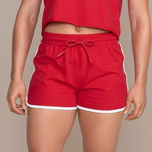 High Quality Lady Running Shorts Custom Made <b>Strips</b> Women Shorts Fitness Breathable Jogging Shorts For Women - Product Image 4