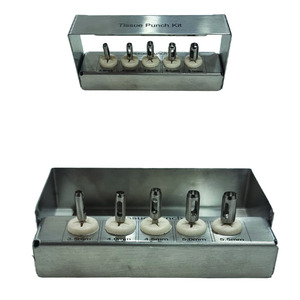 Kit de punzón de tejido Dental Premium, instrumentos de implante de Cirugía de alta calidad de acero inoxidable, 5 piezas, superventas - Product Image 1