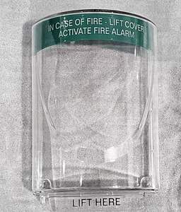 Couvercle de système de détection d'incendie résistant aux intempéries MCP Stopper Enclosure Home Door Fire Pull Station Cover for Alarm Systems - Product Image 5