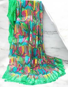 Venta caliente sudanés thoub tela de gasa Multicolor tela de gasa de poliéster fabricante al por mayor - Product Image 4