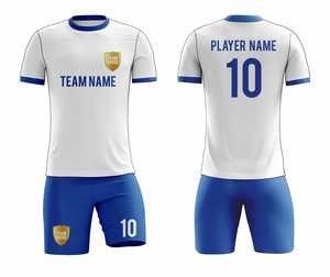 Uniformes de football personnalisés haut de gamme 2026 |   Maillots sublimés légers et respirants OEM |   Slim Fit à manches courtes - Product Image 1
