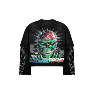 Sudadera con Capucha y Estampado de Araña DTF Personalizada para Hombre 2025, Sudadera con Capucha y Cremallera de Manga Larga Informal de Alta Calidad para Primavera y Otoño - Product Image 2