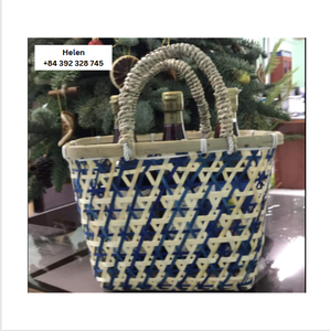 Helen panier en bambou naturel coffret cadeau design solide et durable-panier en rotin bambou naturel avec nouveau design solide et durable - Product Image 3