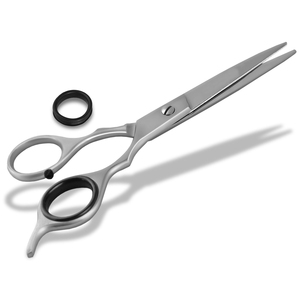 Fournitures de barbier Outils de coiffage Ciseaux de coiffeur de coiffure en acier inoxydable avec lame droite tranchante Autres équipements de beauté - Product Image 4