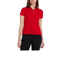 Polo de verano de alta calidad para mujer, Polo informal de manga corta con logotipo, polos bordados de BD - Product Image 6