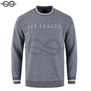 เสื้อสเวตเตอร์สำหรับผู้ชายเสื้อสเวตเตอร์คอกลมแบบเรียบใส่ได้ทั้งใบหน้าปักลายโลโก้สไตล์วินเทจแบบเรียบ - Product Image 6