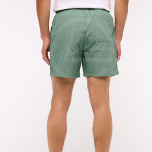Short athlétique en nylon décontracté solide pour homme-Taille légère, respirante et élastique à séchage rapide - Product Image 4