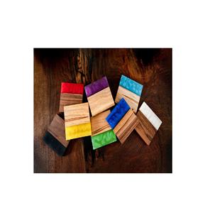 Posavasos de resina y madera para el hogar, oficina o Navidad, inauguración de la casa para uso en la mesa, soporte para tazas y bebidas - Product Image 6